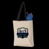 11L Canvas Tote with Contrast-Color Handles Thumbnail