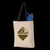 11L Canvas Tote with Contrast-Color Handles Thumbnail