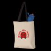 11L Canvas Tote with Contrast-Color Handles Thumbnail