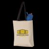 11L Canvas Tote with Contrast-Color Handles Thumbnail