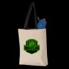 11L Canvas Tote with Contrast-Color Handles Thumbnail