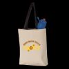 11L Canvas Tote with Contrast-Color Handles Thumbnail