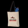11L Canvas Tote with Contrast-Color Handles Thumbnail