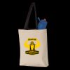 11L Canvas Tote with Contrast-Color Handles Thumbnail