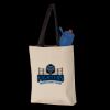 11L Canvas Tote with Contrast-Color Handles Thumbnail
