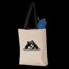 11L Canvas Tote with Contrast-Color Handles Thumbnail