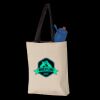 11L Canvas Tote with Contrast-Color Handles Thumbnail