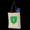 11L Canvas Tote with Contrast-Color Handles Thumbnail