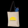 11L Canvas Tote with Contrast-Color Handles Thumbnail