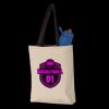 11L Canvas Tote with Contrast-Color Handles Thumbnail