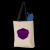 11L Canvas Tote with Contrast-Color Handles Thumbnail