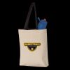 11L Canvas Tote with Contrast-Color Handles Thumbnail