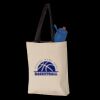 11L Canvas Tote with Contrast-Color Handles Thumbnail