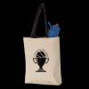 11L Canvas Tote with Contrast-Color Handles Thumbnail