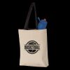 11L Canvas Tote with Contrast-Color Handles Thumbnail