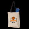 11L Canvas Tote with Contrast-Color Handles Thumbnail