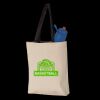 11L Canvas Tote with Contrast-Color Handles Thumbnail