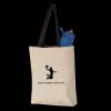 11L Canvas Tote with Contrast-Color Handles Thumbnail