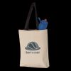 11L Canvas Tote with Contrast-Color Handles Thumbnail