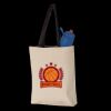 11L Canvas Tote with Contrast-Color Handles Thumbnail