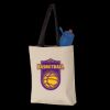 11L Canvas Tote with Contrast-Color Handles Thumbnail