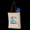 11L Canvas Tote with Contrast-Color Handles Thumbnail