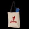 11L Canvas Tote with Contrast-Color Handles Thumbnail