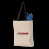 11L Canvas Tote with Contrast-Color Handles Thumbnail