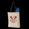11L Canvas Tote with Contrast-Color Handles Thumbnail