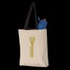 11L Canvas Tote with Contrast-Color Handles Thumbnail