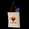 11L Canvas Tote with Contrast-Color Handles Thumbnail