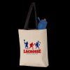 11L Canvas Tote with Contrast-Color Handles Thumbnail