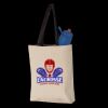 11L Canvas Tote with Contrast-Color Handles Thumbnail