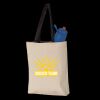 11L Canvas Tote with Contrast-Color Handles Thumbnail