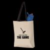 11L Canvas Tote with Contrast-Color Handles Thumbnail