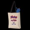 11L Canvas Tote with Contrast-Color Handles Thumbnail