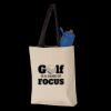 11L Canvas Tote with Contrast-Color Handles Thumbnail