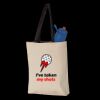11L Canvas Tote with Contrast-Color Handles Thumbnail