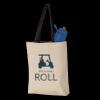 11L Canvas Tote with Contrast-Color Handles Thumbnail