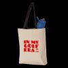 11L Canvas Tote with Contrast-Color Handles Thumbnail
