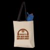 11L Canvas Tote with Contrast-Color Handles Thumbnail