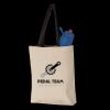 11L Canvas Tote with Contrast-Color Handles Thumbnail