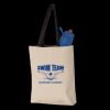 11L Canvas Tote with Contrast-Color Handles Thumbnail