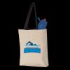 11L Canvas Tote with Contrast-Color Handles Thumbnail