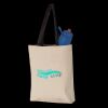 11L Canvas Tote with Contrast-Color Handles Thumbnail