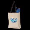 11L Canvas Tote with Contrast-Color Handles Thumbnail