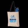 11L Canvas Tote with Contrast-Color Handles Thumbnail