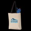 11L Canvas Tote with Contrast-Color Handles Thumbnail