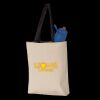 11L Canvas Tote with Contrast-Color Handles Thumbnail