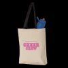 11L Canvas Tote with Contrast-Color Handles Thumbnail